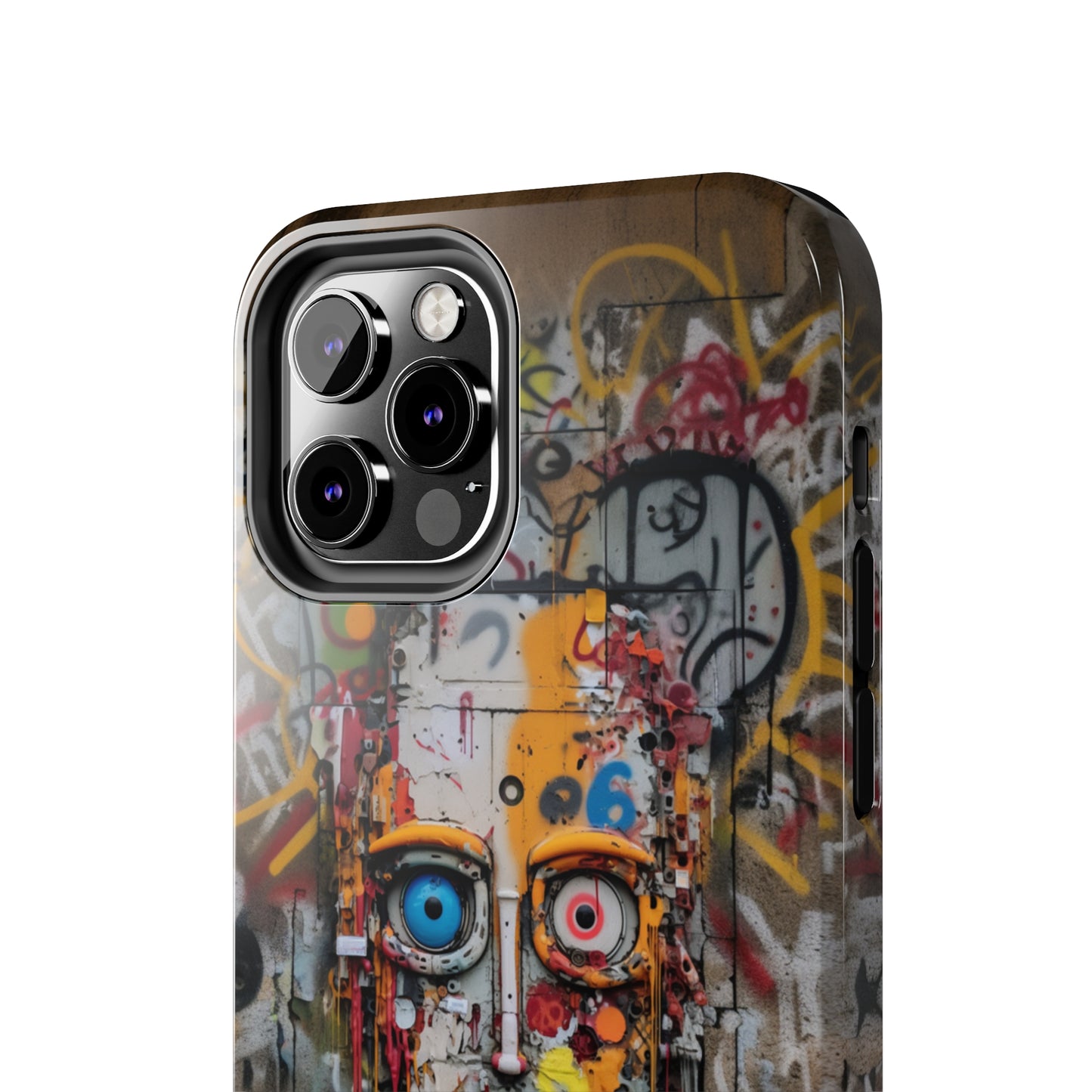 "Urban Graffiti Face" -Tough Phone Cases