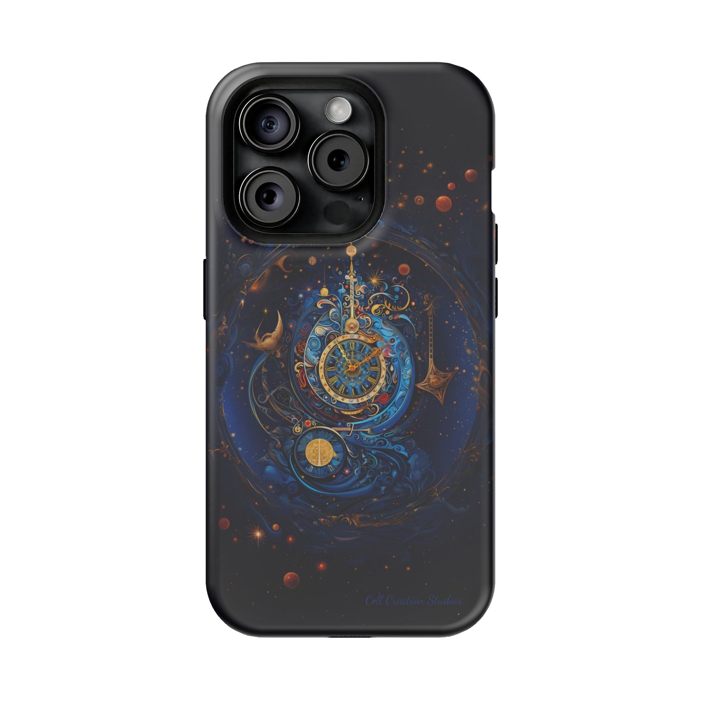 "Cosmic Clock Elegance" -MagSafe Tough iPhone Cases