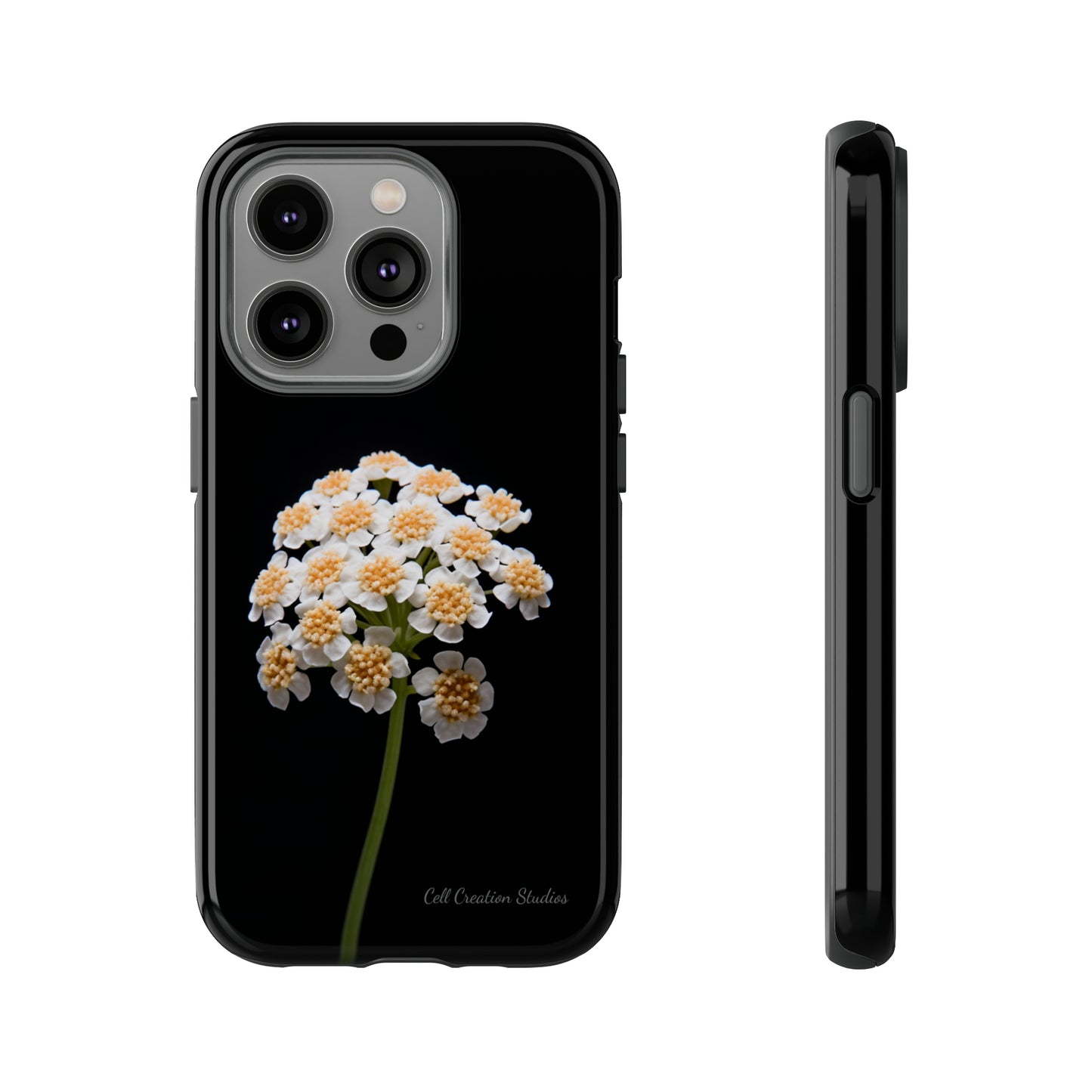 "Elegant Yarrow Bloom"  -Tough iPhone Cases