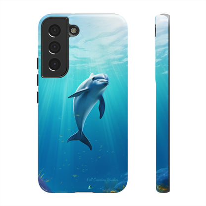 The "Dolphin Serenity" -Tough Samsung Phone Cases