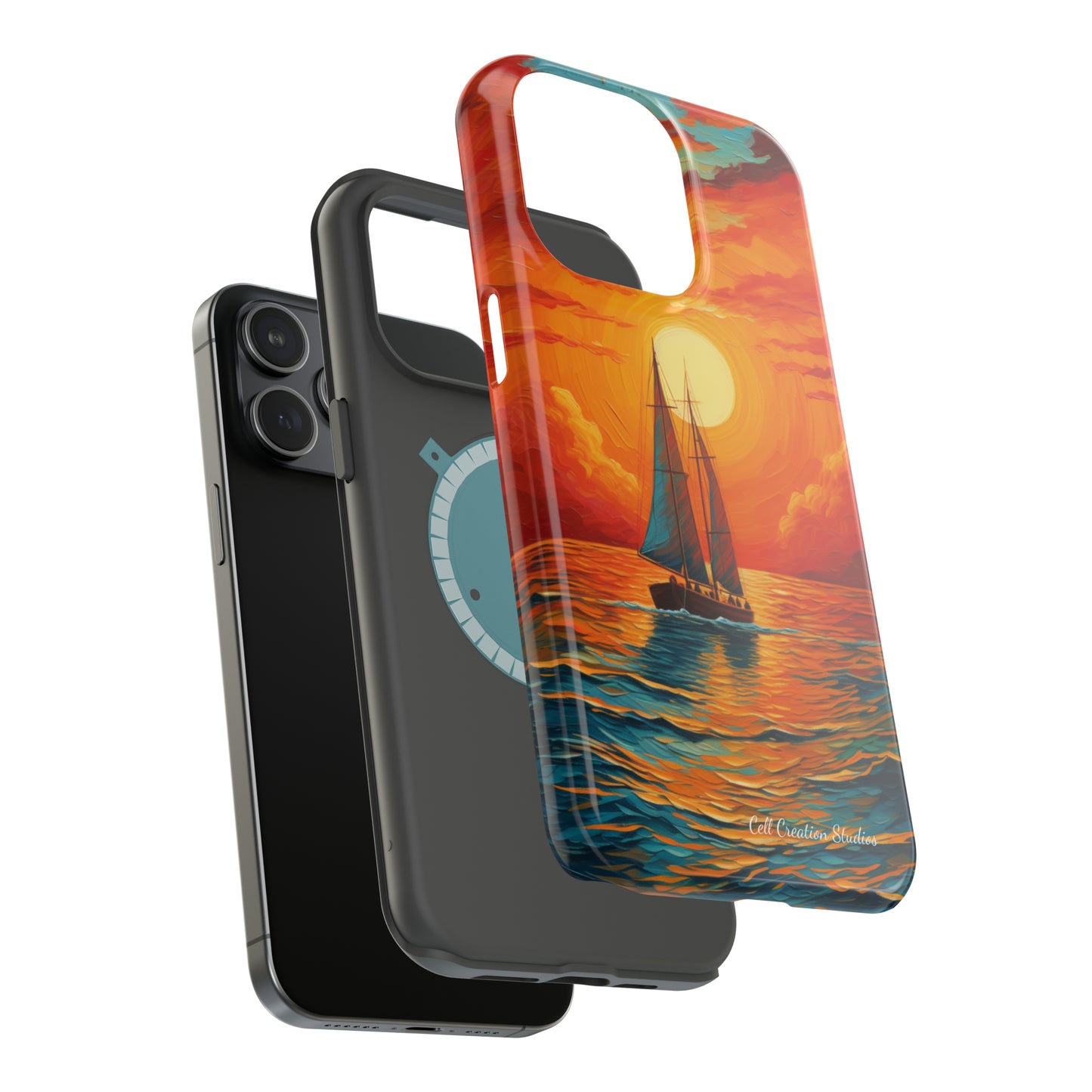 "Sailboat Sunset" - MagSafe Tough iPhone Cases