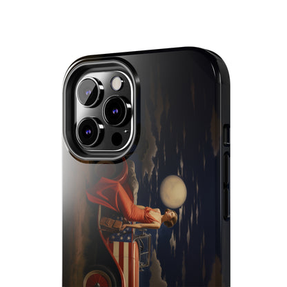 Introducing the "Desert Dreamer - 1920s Americana" Cell Phone Case – Embrace Nostalgic Elegance with Vintage Desert Charm -Tough Phone Cases