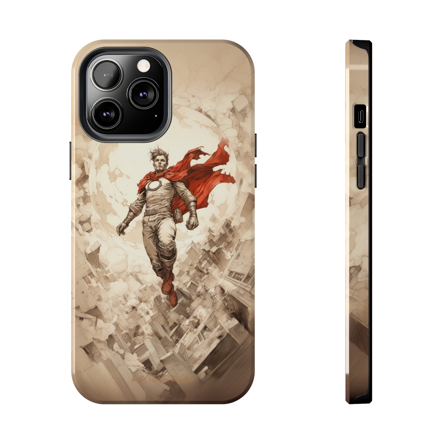 Introducing the "Heroic Guardian" Cell Phone Case – Unleash Your Inner Superhero with Captivating Design -Tough Phone Cases