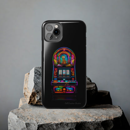 Introducing the "Vibrant Slot Frenzy" Cell Phone Case – Experience the Thrill of Colors and Luck -Tough Phone Cases