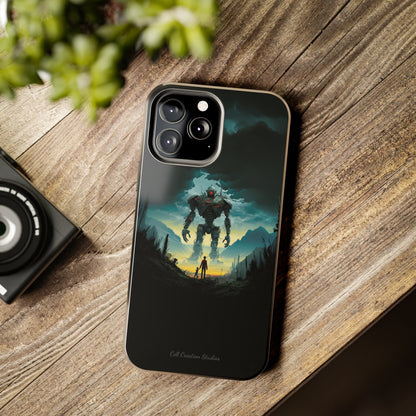 Introducing the "Rising Titan" Cell Phone Case – Witness the Astonishing Emergence of a Giant Robot! -Tough Phone Cases