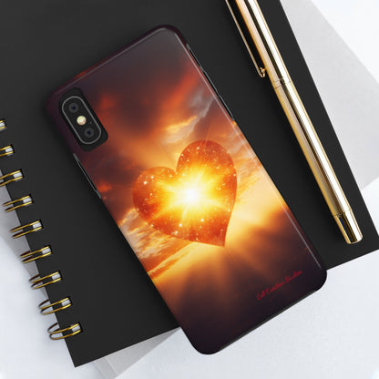 Introducing the "Sunlit Heart" Cell Phone Case – Embrace Love and Radiance -Tough Phone Cases