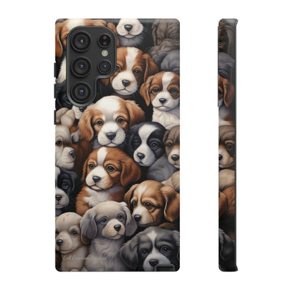 "Puppy Pile" Cuddles Phone Case -Tough Cases