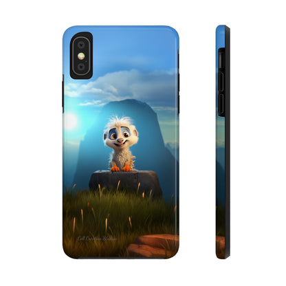 Introducing the "Mountain Explorer Buddy" Cell Phone Case – Embark on Adventures with an Animated Cute Animal -Tough Phone Cases