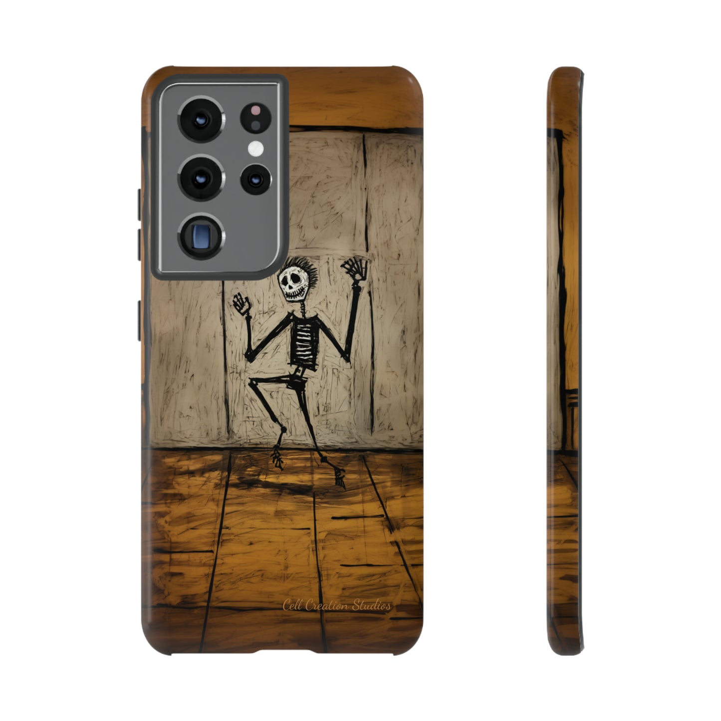 "Groovy Bones Skeleton" -Tough Samsung Phone Cases