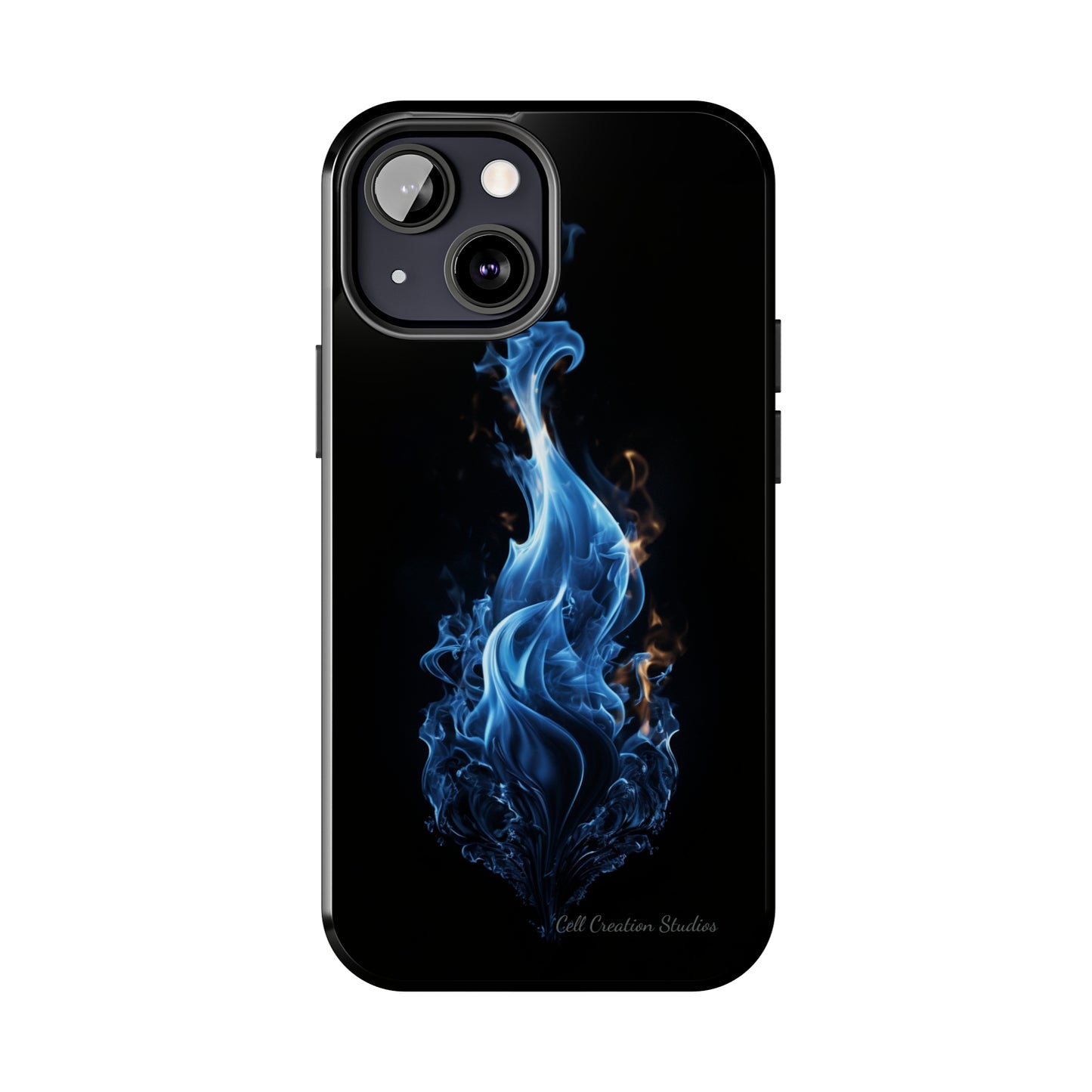 "Blue Flame" Phone Case: Ignite Your Style with Fiery Elegance -Tough Phone Cases