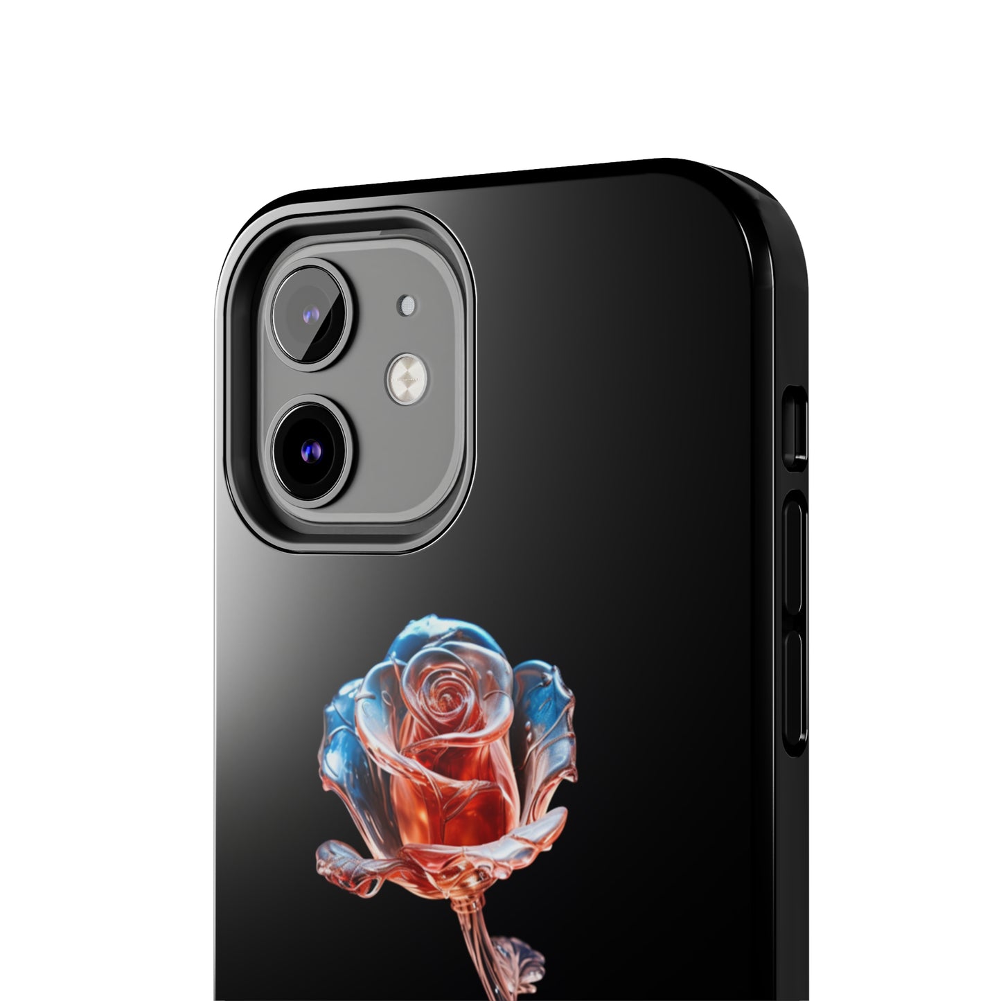 The "Glass Rose Elegance" Phone Case -Tough Phone Cases