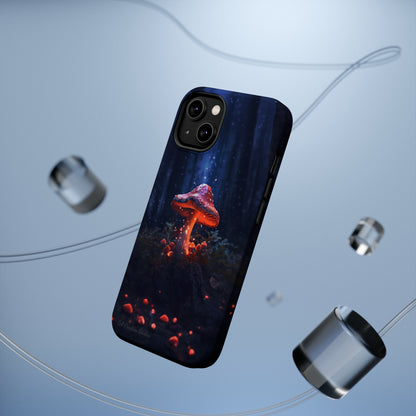 Introducing the "Enchanted Magic Mushroom" Cell Phone Case – Unveil the Mystical Realm -MagSafe Tough Cases