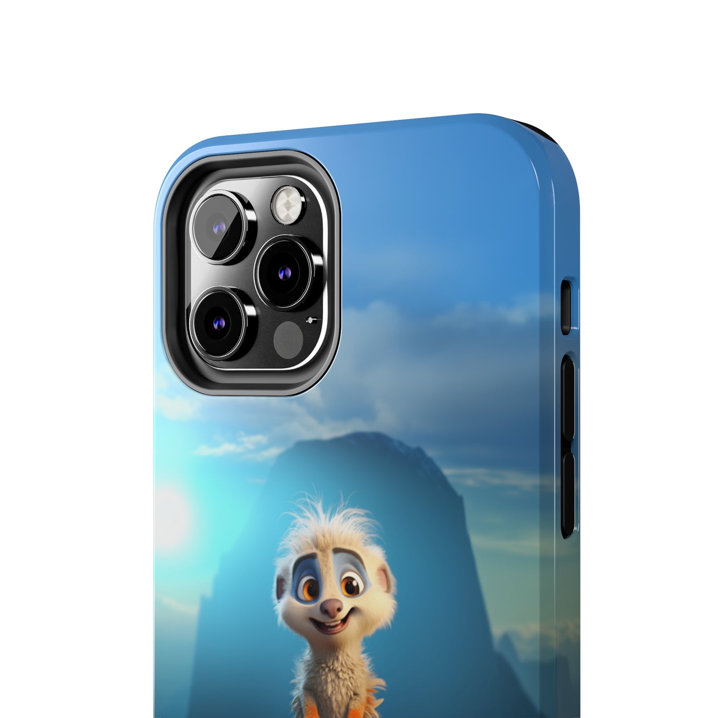 Introducing the "Mountain Explorer Buddy" Cell Phone Case – Embark on Adventures with an Animated Cute Animal -Tough Phone Cases