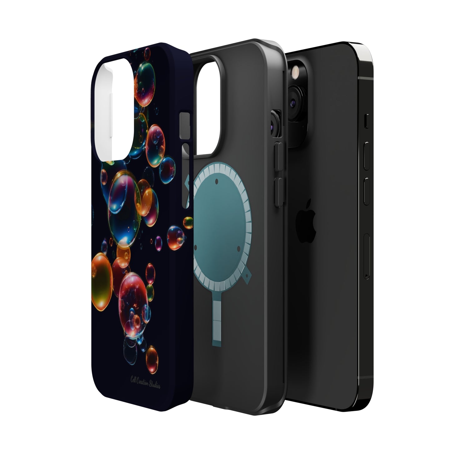 Elevate Your Phone's Aesthetic with our "BubbleBurst" Cell Phone Case -MagSafe Tough Cases