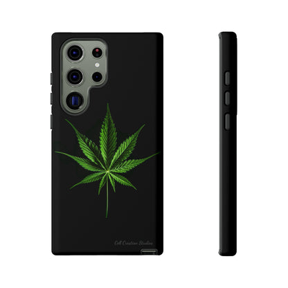 "Cannabis Chic" Marijuana Leaf Phone Case -Tough Cases