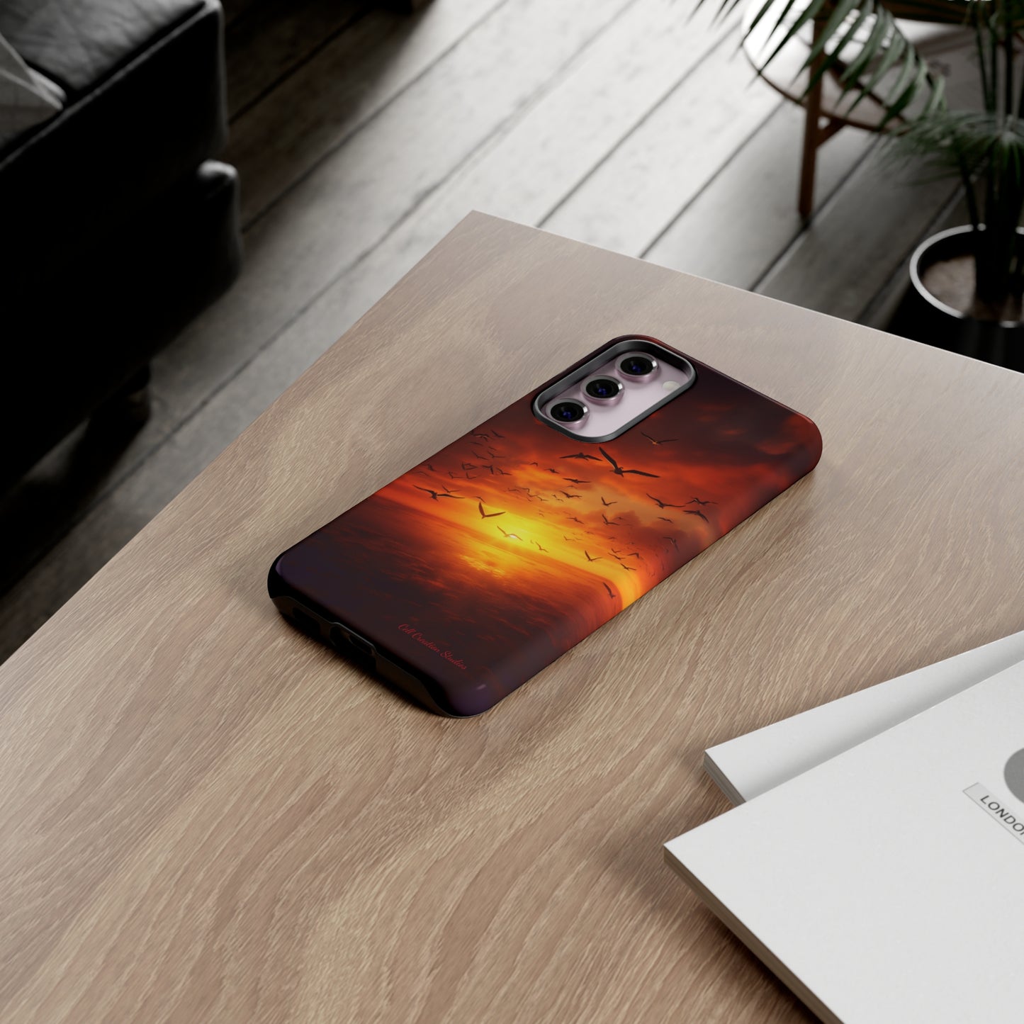 Introducing the "Sunset Soar" Cell Phone Case – Embrace Freedom and Beauty -Tough Cases