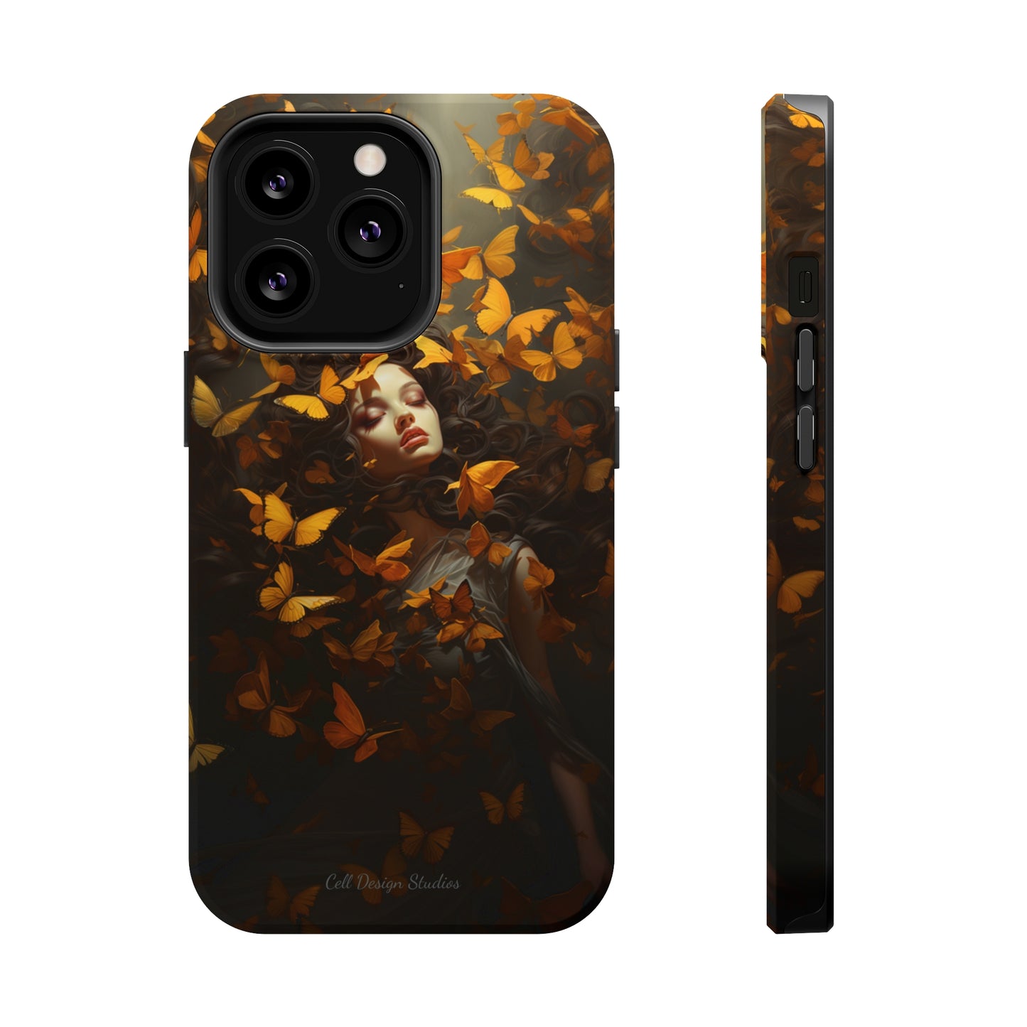 Introducing the "Butterfly Embrace" Cell Phone Case – A Fusion of Beauty and Grace -MagSafe Tough Cases