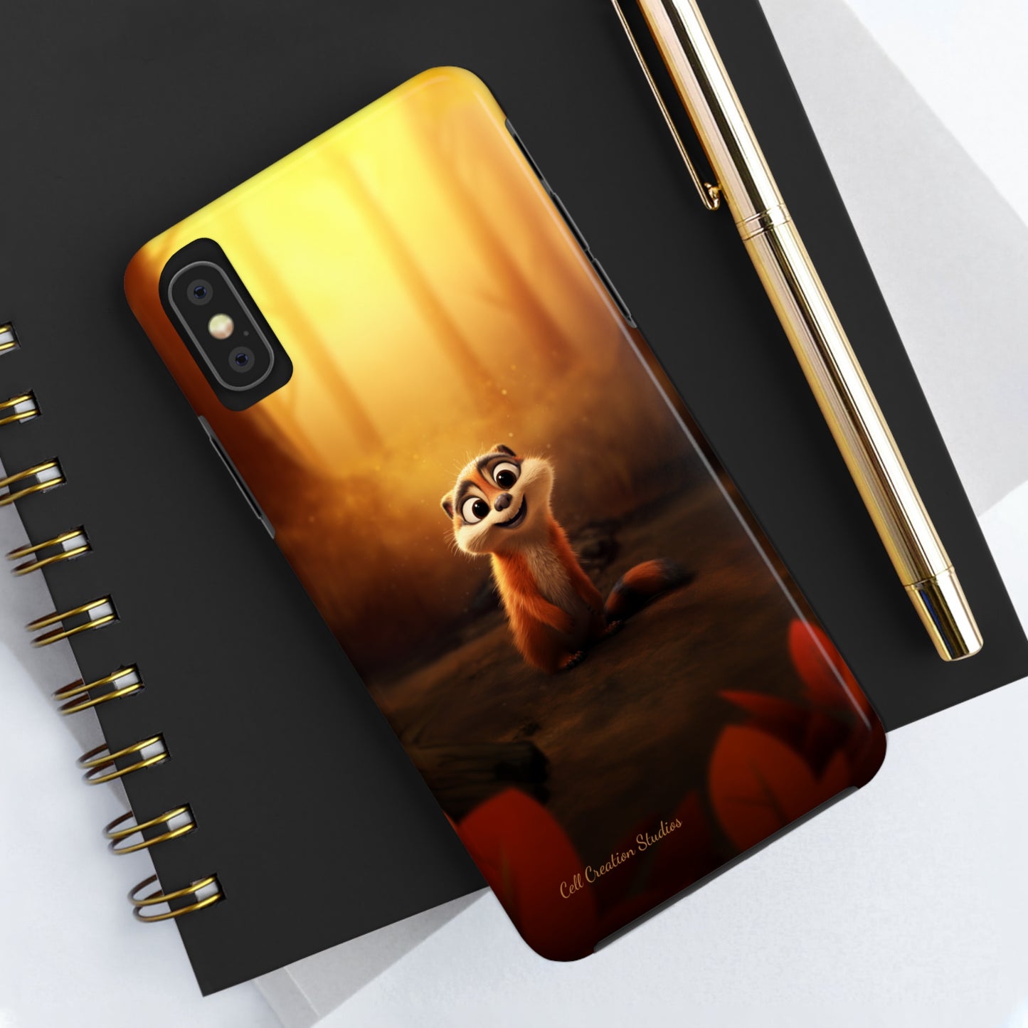 Introducing the "Woodland Chipmunk" Cell Phone Case – Embrace Natural Playfulness with Every Glance-Tough Phone Cases