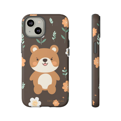 "Floral Bear Elegance" -Tough Phone Cases