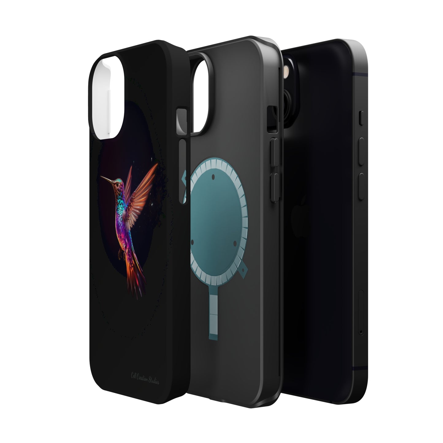 Introducing the "Enchanted Hummingbird" Cell Phone Case – Elegance Meets Nature -MagSafe Tough Cases