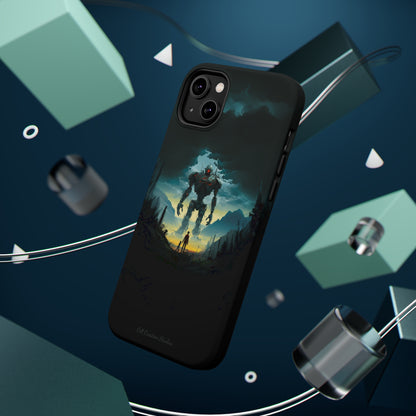 Introducing the "Rising Titan" Cell Phone Case – Witness the Astonishing Emergence of a Giant Robot! -MagSafe Tough Cases