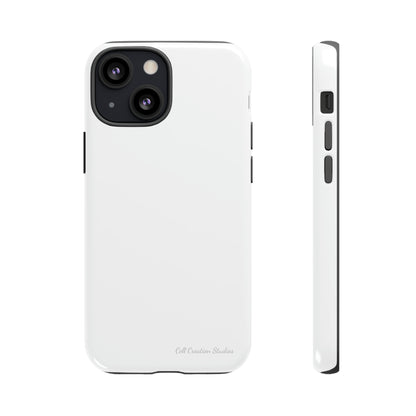 "Pure Elegance White" -Tough iPhone Cases