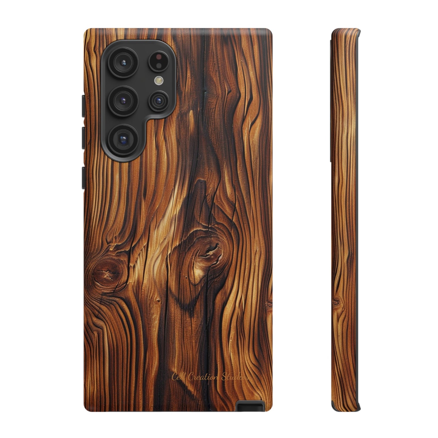 "Wood Grain Elegance" Tough Samsung Galaxy Cases