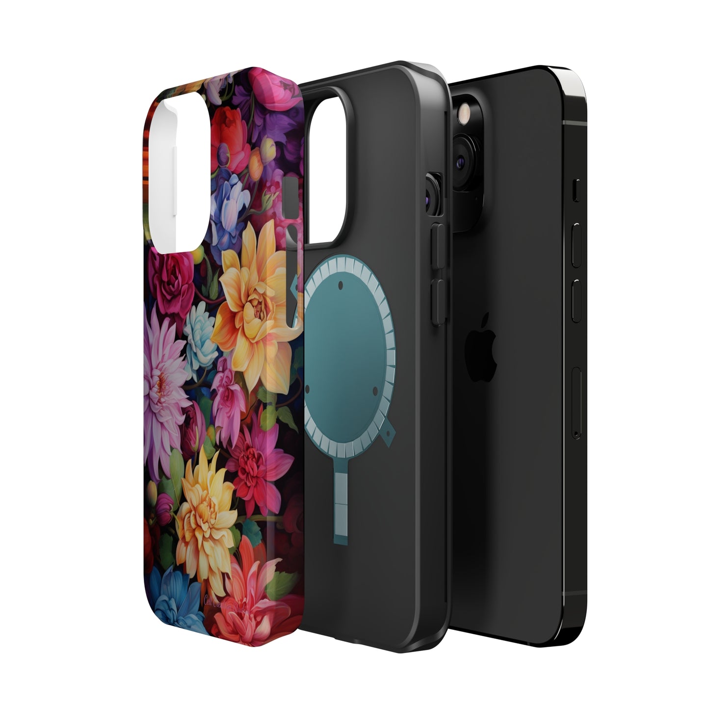 Introducing the "Blossom Beauty" Cell Phone Case – Elevate Your Style with Floral Charm -MagSafe Tough Cases