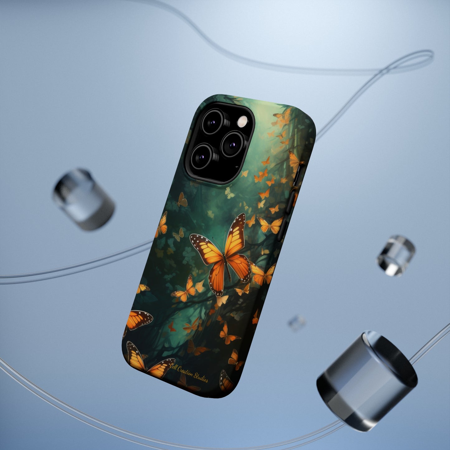 Introducing the "Butterfly Symphony" Cell Phone Case – Embrace the Dance of Nature! -MagSafe Tough Cases