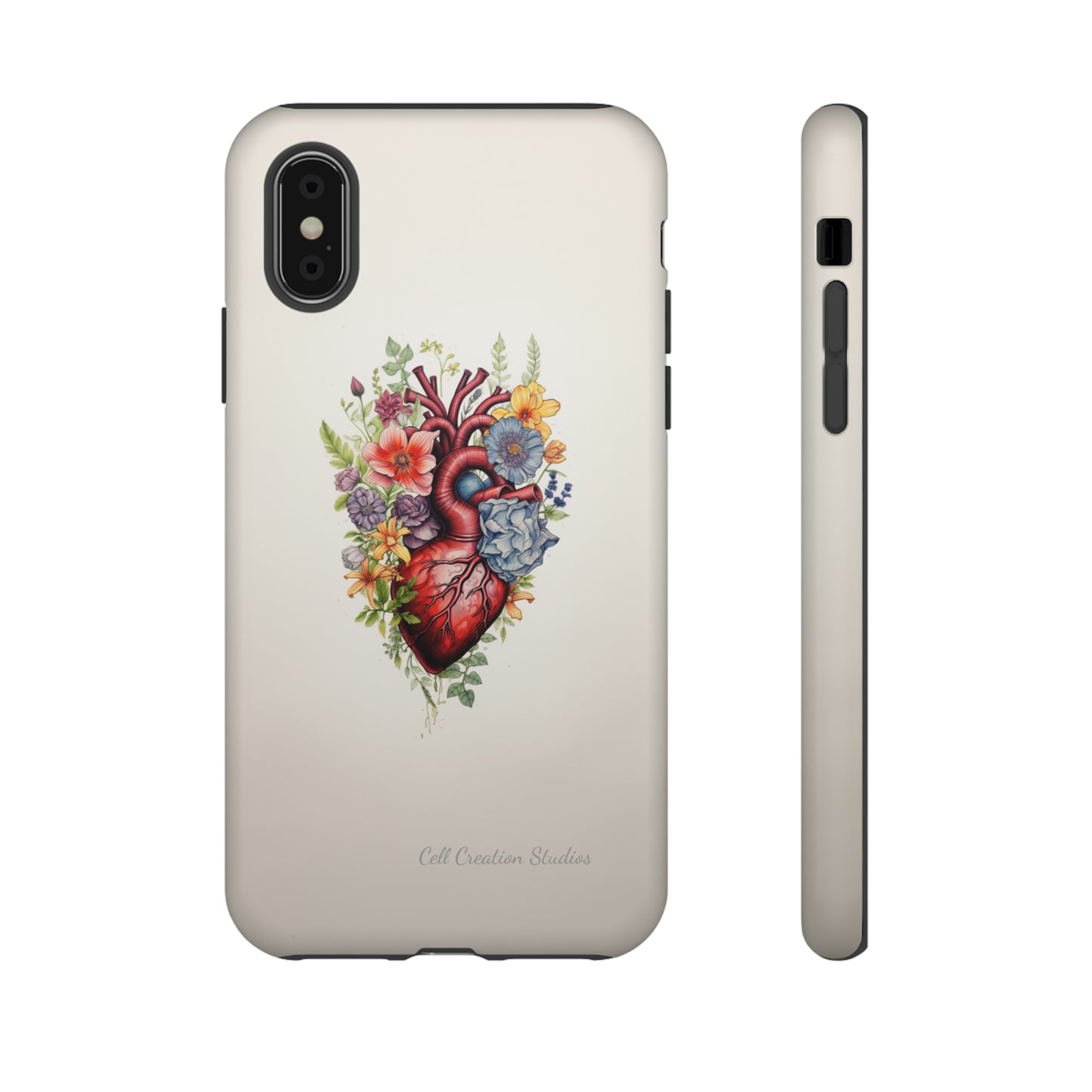 "Blooming Hearts" -Tough iPhone Cases