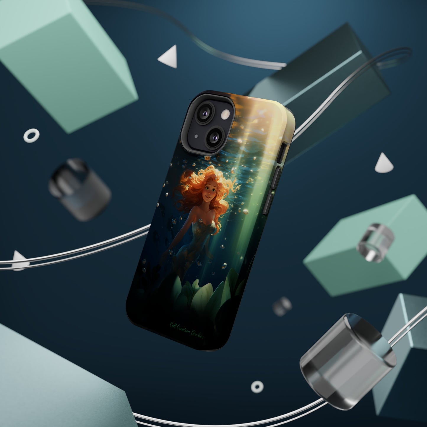 Dive into Enchantment with Our "Ariel Little Mermaid" Phone Case -MagSafe Tough Cases