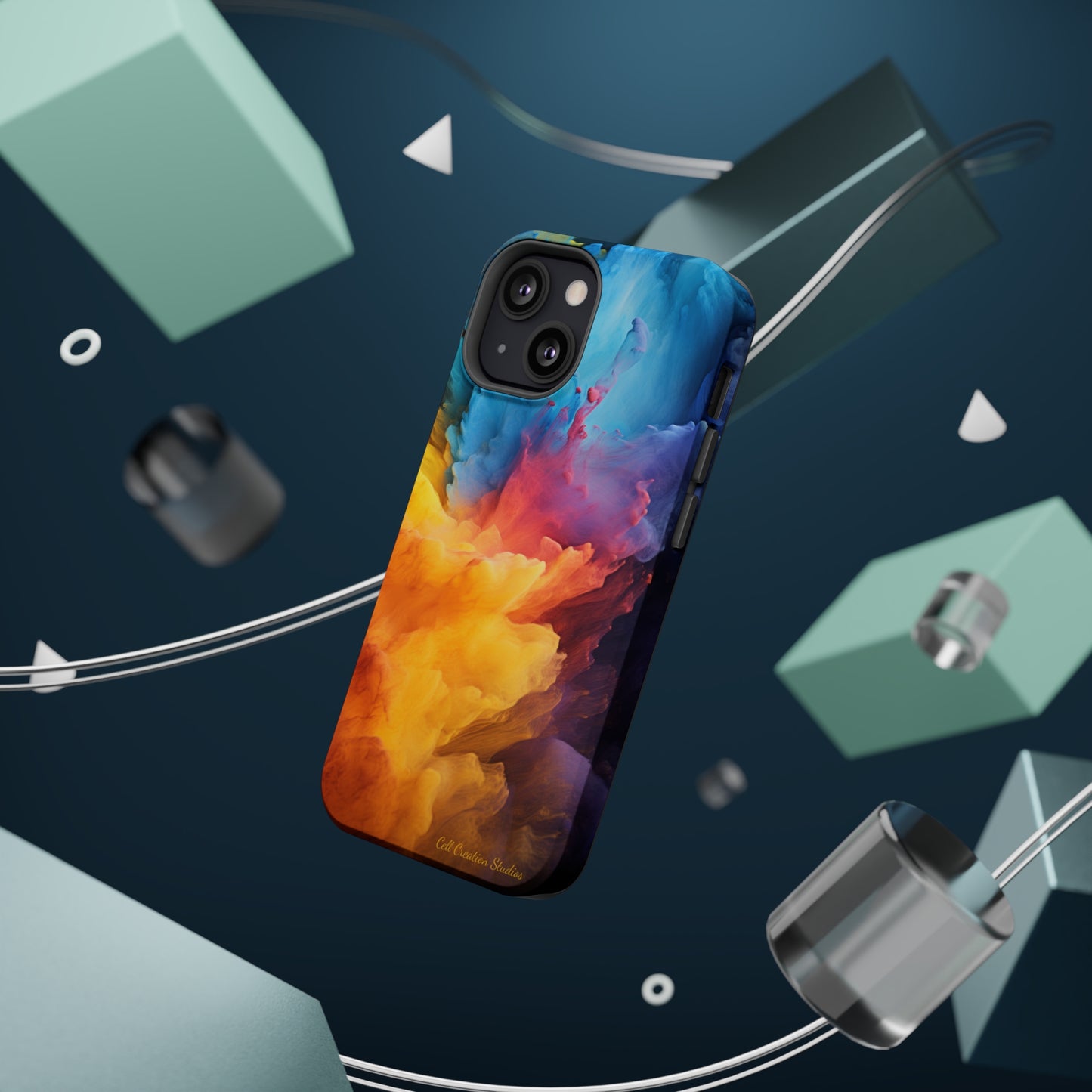 Introducing the "Colorful Spectrum" Cell Phone Case – Dive into a World of Vibrant Hues -MagSafe Tough Cases