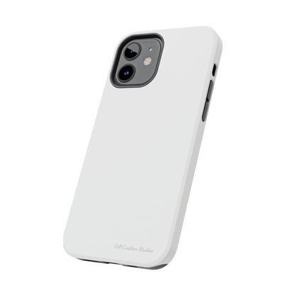 "Pure Elegance White" -Tough iPhone Cases