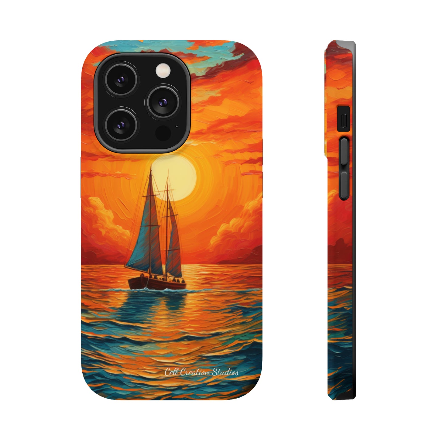 "Sailboat Sunset" - MagSafe Tough iPhone Cases