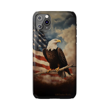 Introducing the "Eagle's Majesty" Cell Phone Case – Soar with American Pride -Slim Phone Cases