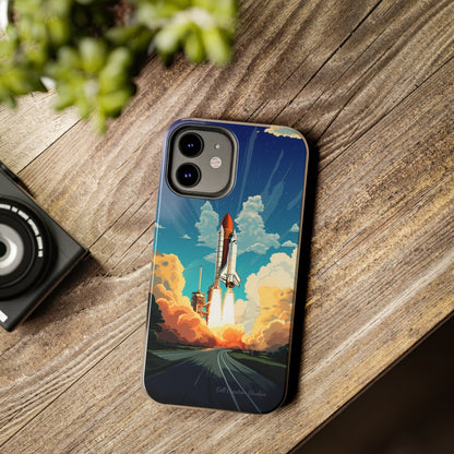 Introducing the "NASA Space Shuttle Launch" Cell Phone Case – Elevate Your Style to New Heights -Tough Phone Cases