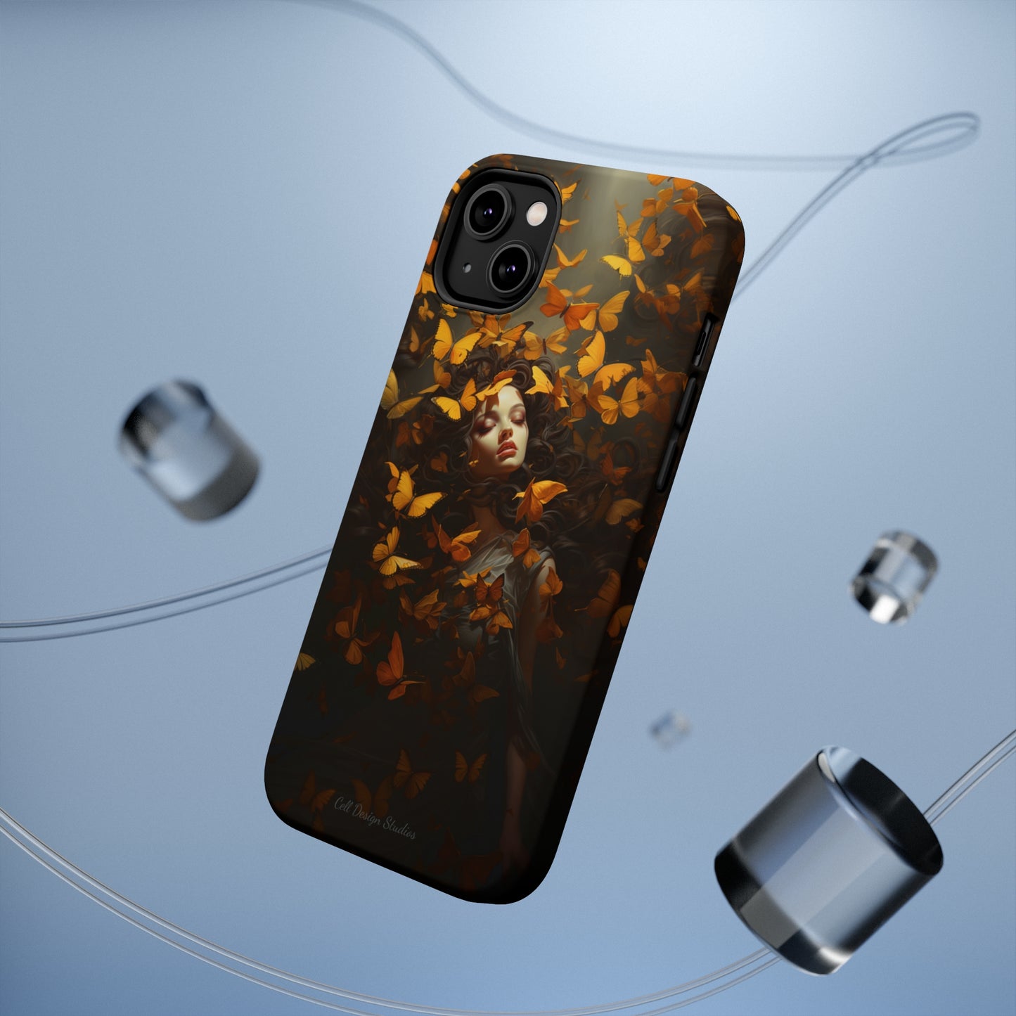 Introducing the "Butterfly Embrace" Cell Phone Case – A Fusion of Beauty and Grace -MagSafe Tough Cases