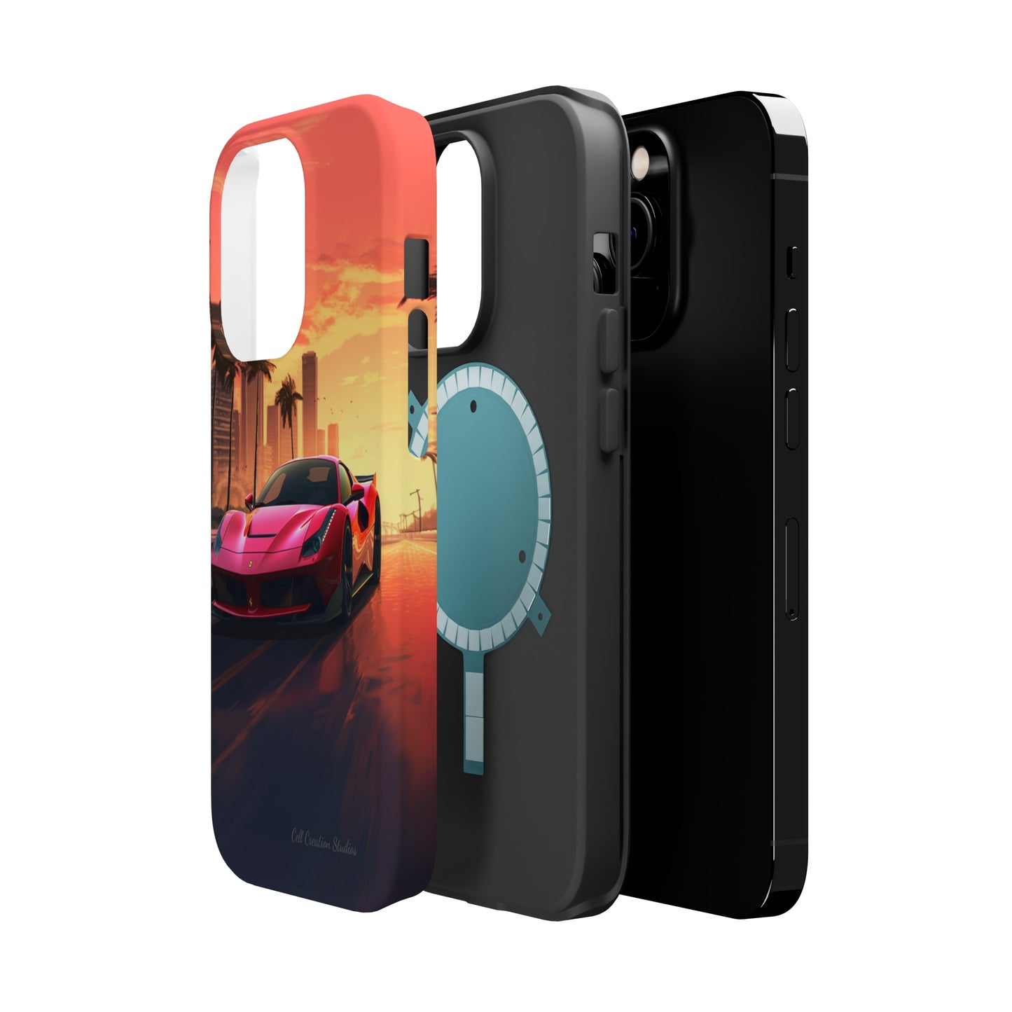 "Sunset Boulevard Ferrari Edition" -MagSafe Tough iPhone Cases