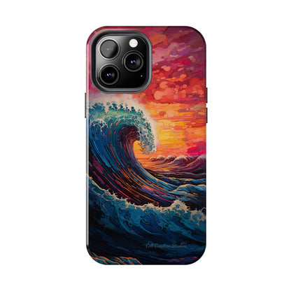 "Colorful Ocean Wave" Cell Phone Case -Tough Phone Cases