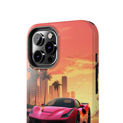 "Sunset Boulevard Ferrari Edition" -Tough iPhone Cases