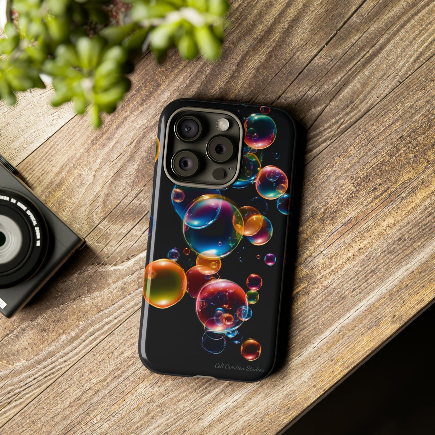 Elevate Your Phone's Aesthetic with our "BubbleBurst" Cell Phone Case -Tough Cases