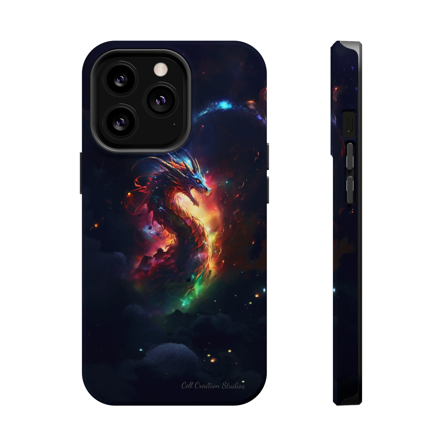 "Cosmic Dragon Unleashed" -MagSafe Tough iPhone Cases