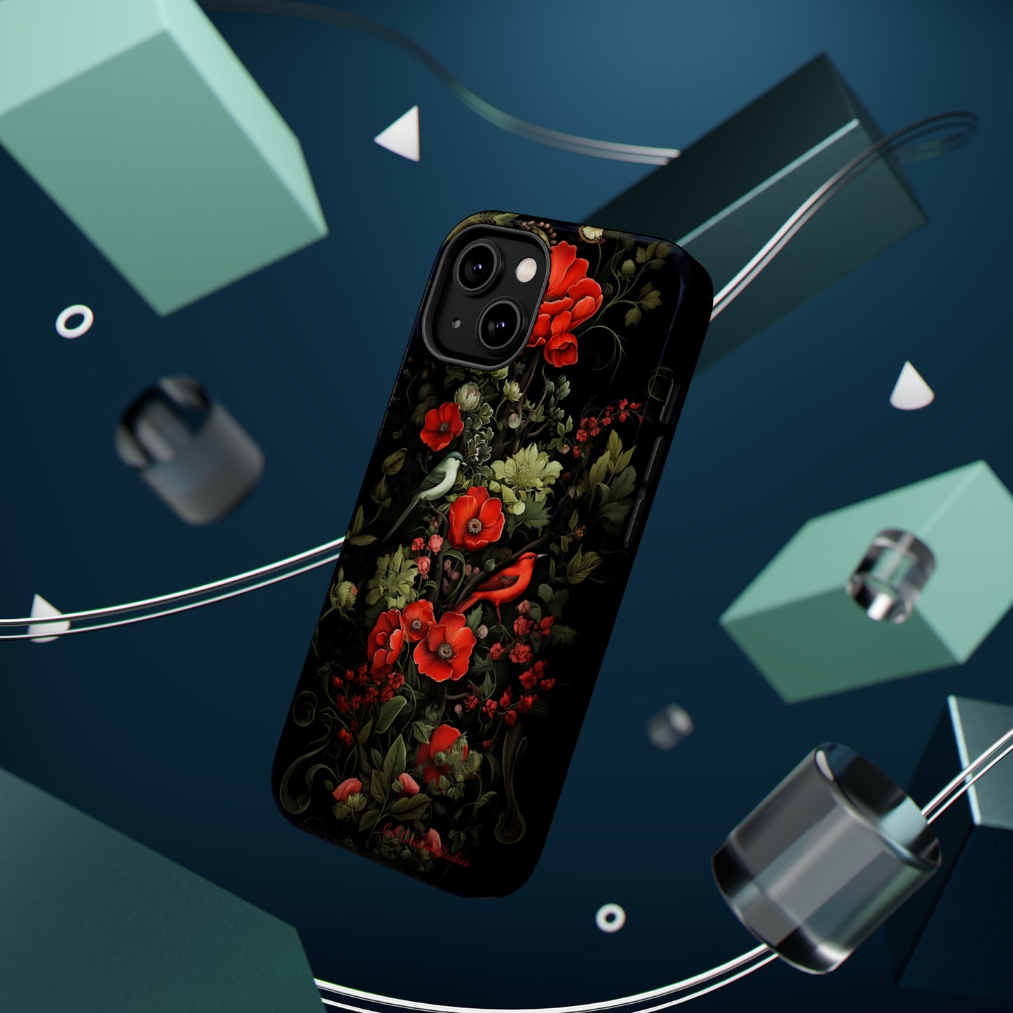 "Floral Serenade Elegance" -MagSafe Tough iPhone Cases