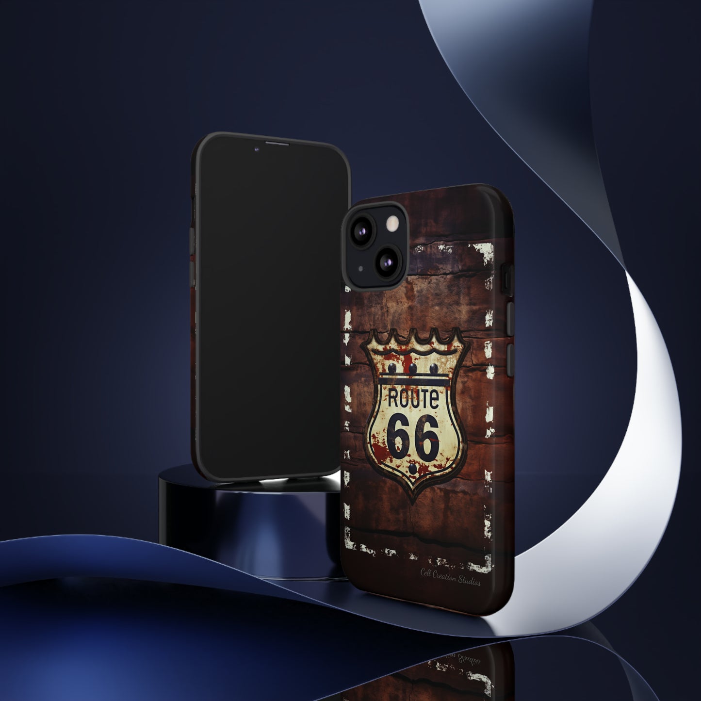 "Retro Route 66" Phone Case -Tough Cases