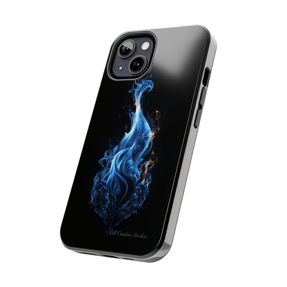 "Blue Flame" Phone Case: Ignite Your Style with Fiery Elegance -Tough Phone Cases