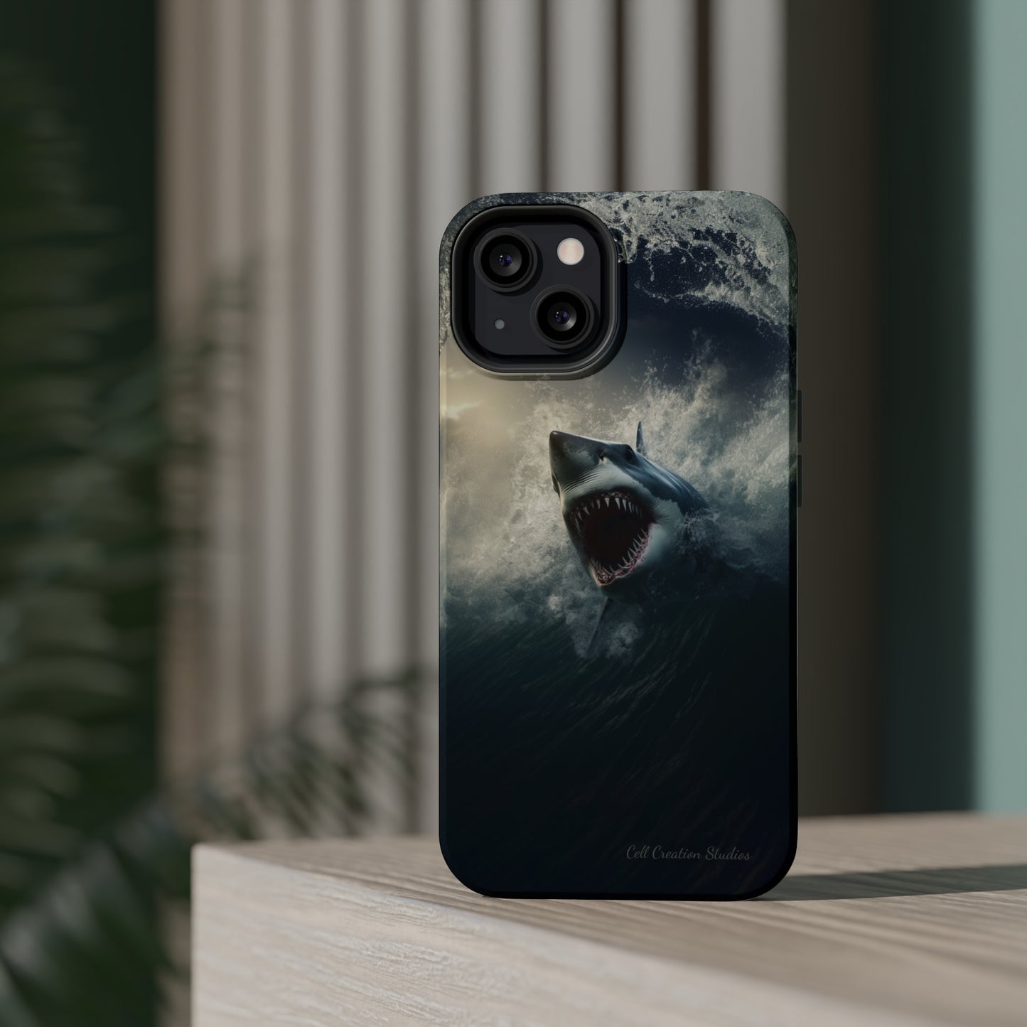 The "Ocean King Great White Shark" Phone Case -MagSafe Tough Cases