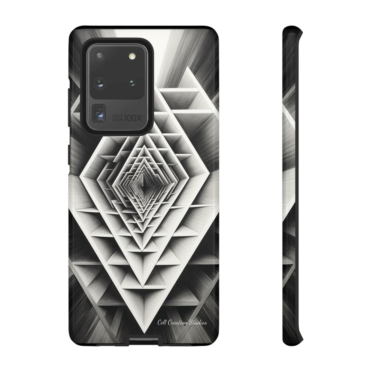 The "Geometric Triangle" Cell Phone Case -Tough Cases