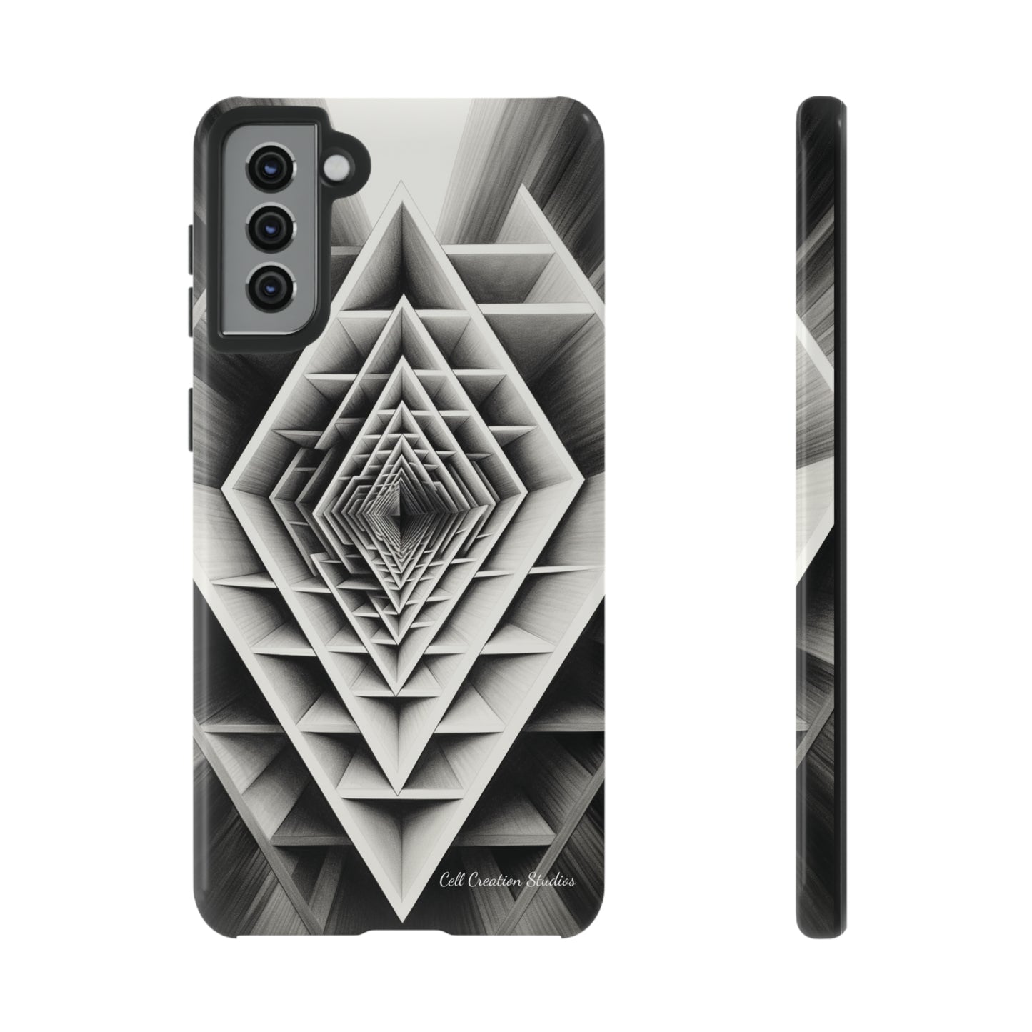 The "Geometric Triangle" Cell Phone Case -Tough Cases