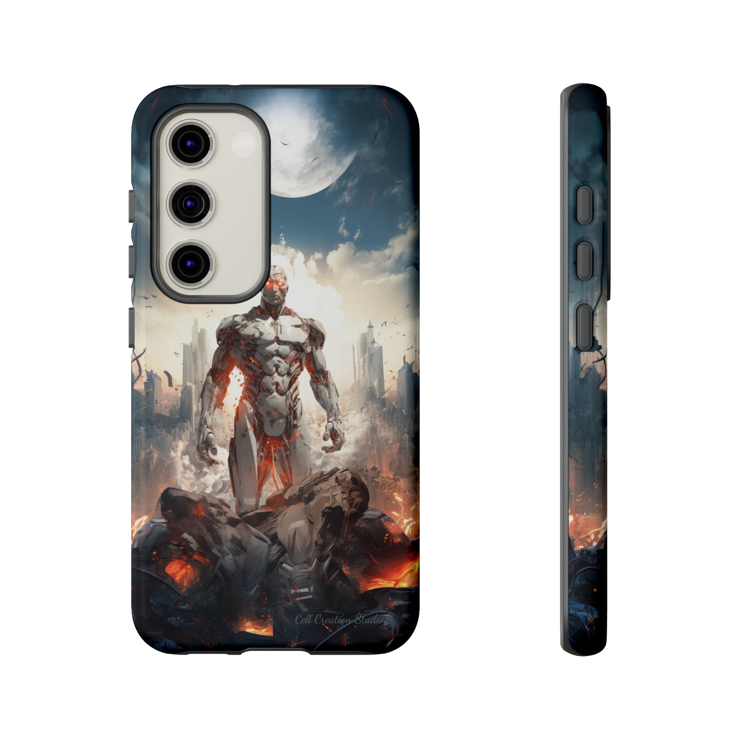 Introducing the "Cyber Guardian" Cell Phone Case – Embrace Futuristic Heroism -Tough Cases