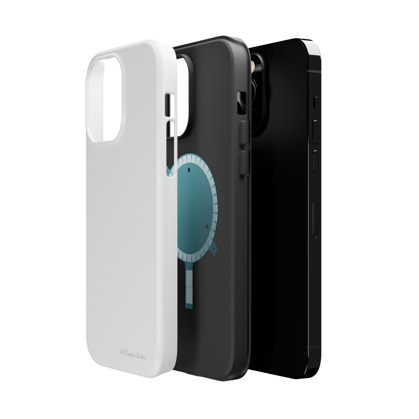 "Pure Elegance White" -MagSafe Tough iPhone Cases